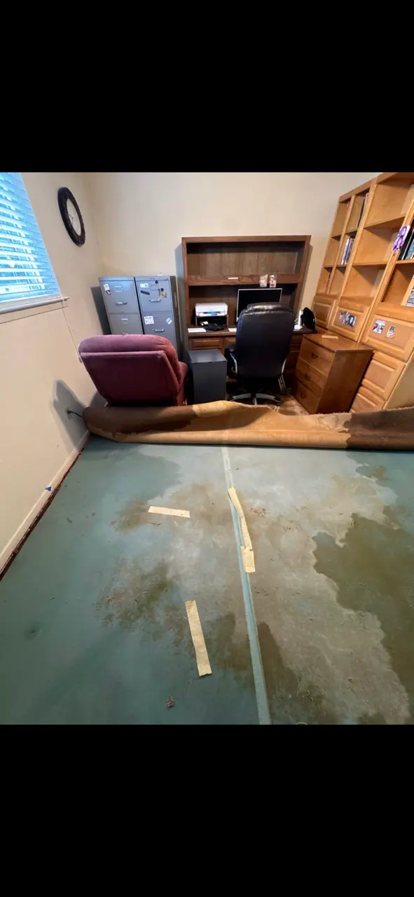 Water damaged office restoration by Astros Flood Recovery Denton TX